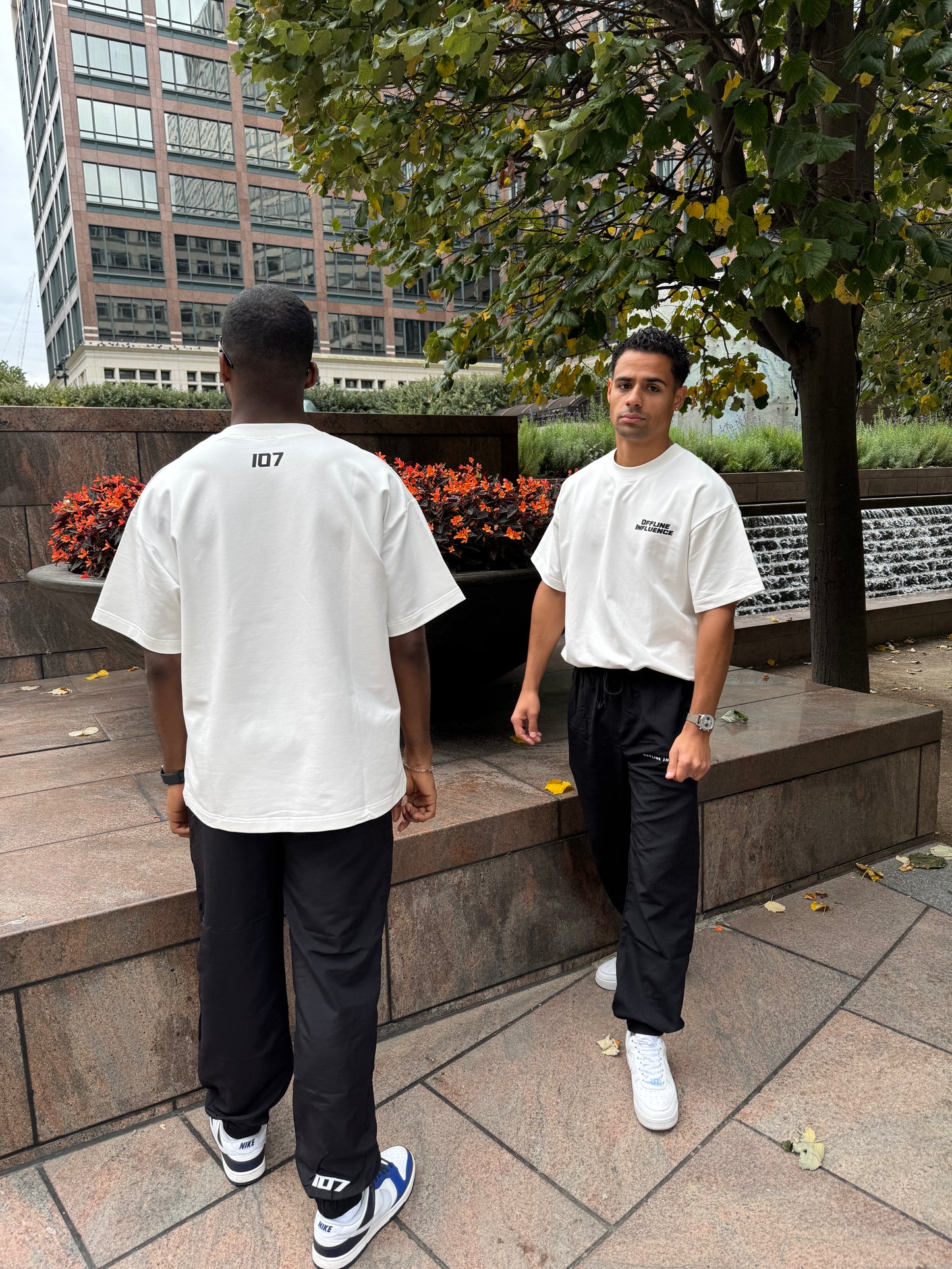 Offline Influence Genesis 107(Small Design) T-Shirt - White